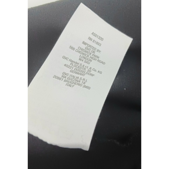 Encore by Idina Menzel Jumpsuit Women's Size 3X Black Tie Sash Romper V-Neck - Picture 7 of 12